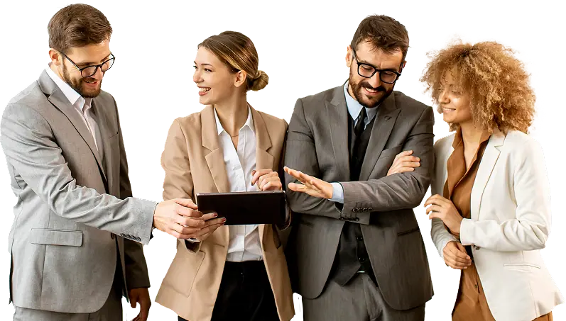 L'équipe de Xplore Marketing en réunion de travail